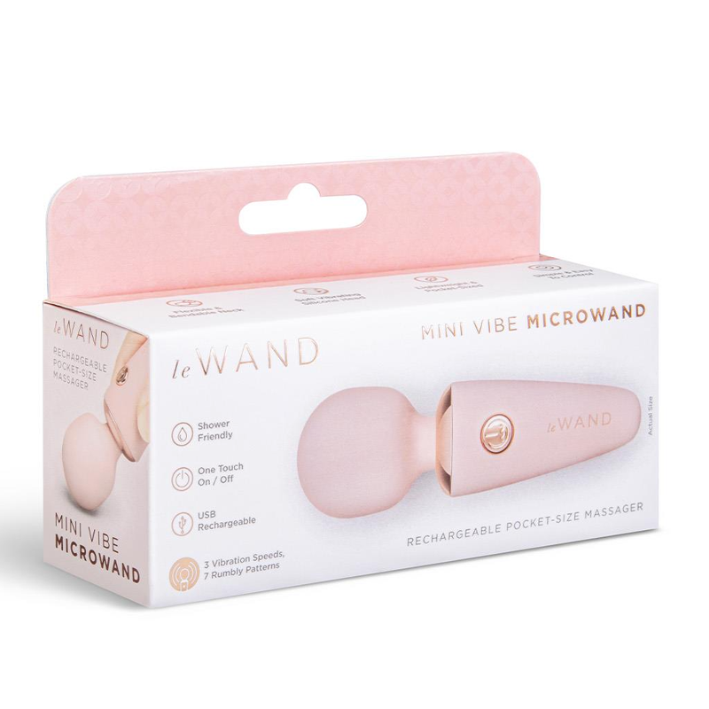 Mini Micro Wand | Rechargeable Pocket-size Massager - Rose Gold
