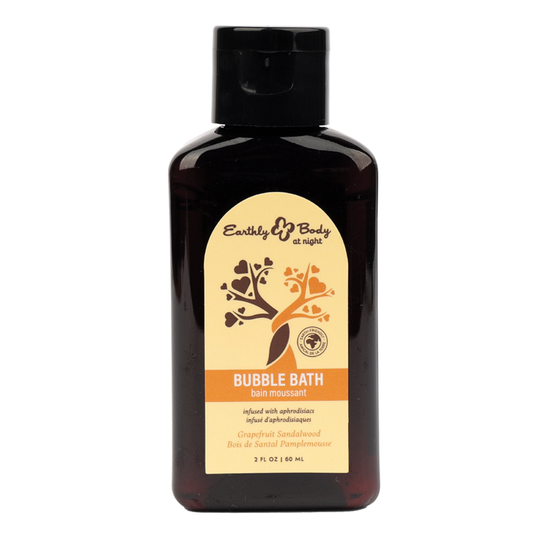 Hemp Seed at Night Bubble Bath Aphrodisiac Collection Grapefruit Sandalwood 2oz / 60ml