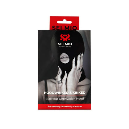 SEI MIO - Hoodwinked and Kinked - Deprivation Hood with Blackout Panel