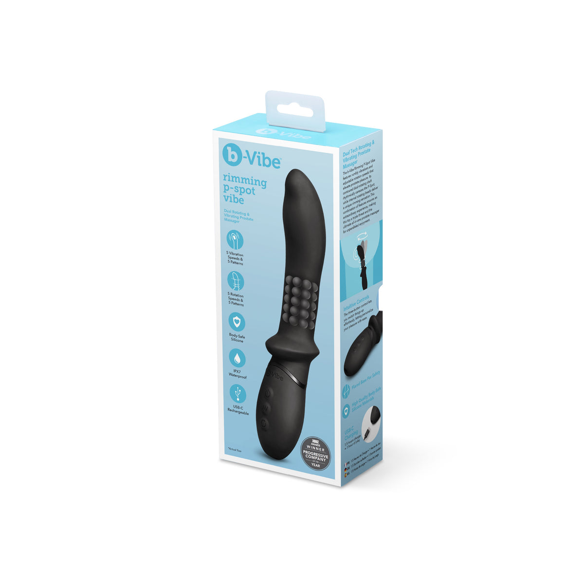 RIMMING P-SPOT VIBE | Dual rotating & vibrating prostate massager
