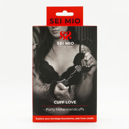 SEI MIO Cuff Love Furry Metal Handcuffs