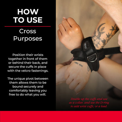 SEI MIO Cross Purposes Over-Wrap Cuffs
