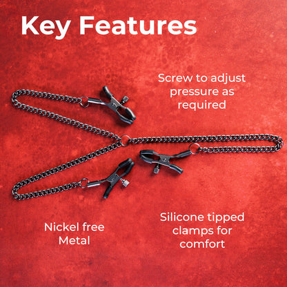 SEI MIO Triple Tease Nipple/Clit Clamps