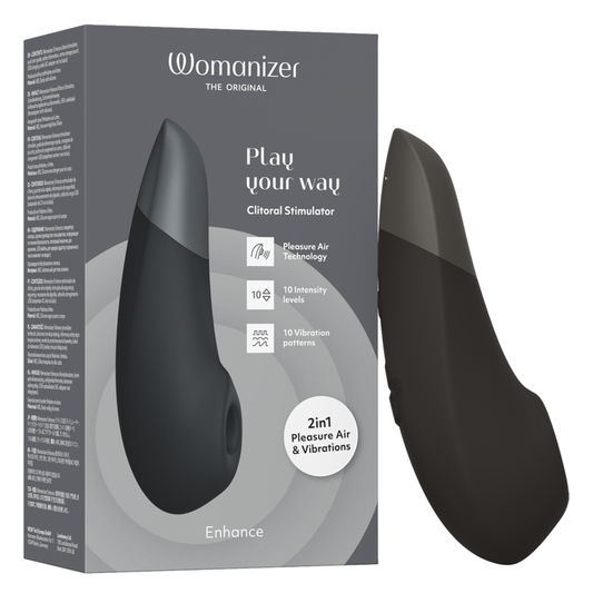 Enhance Black | 2 I n1 Clitoral Stimulator